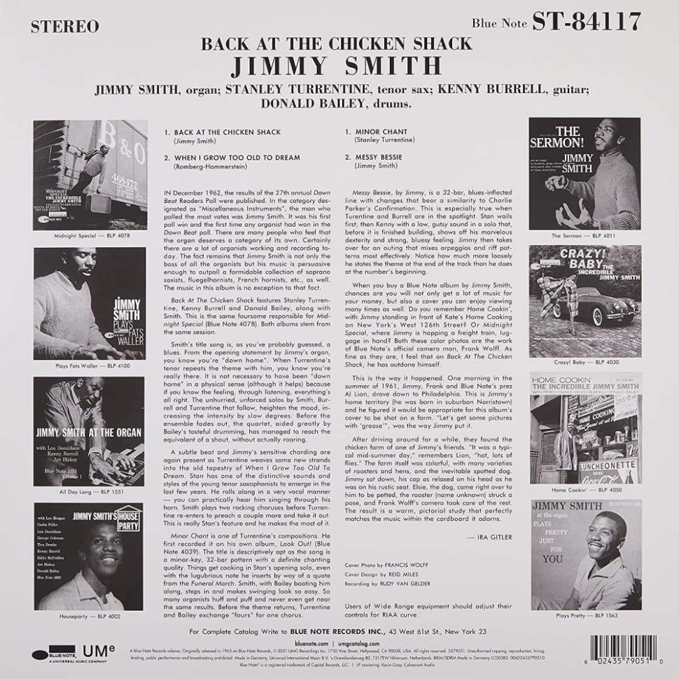 [47539] Jimmy Smith - Back At The Chicken Shack (LP)
