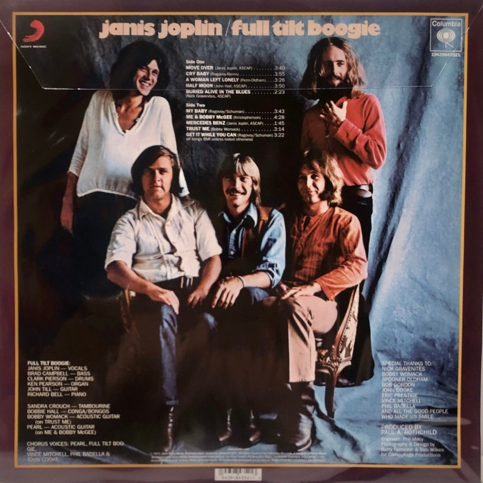 [47041] Janis Joplin - Pearl (Picture Disc)