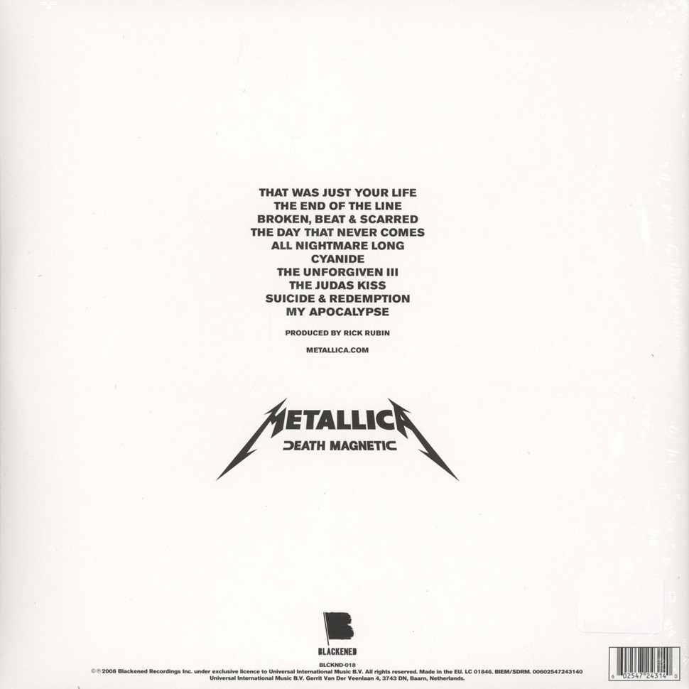 [3283] Metallica - Death Magnetic (2LP)