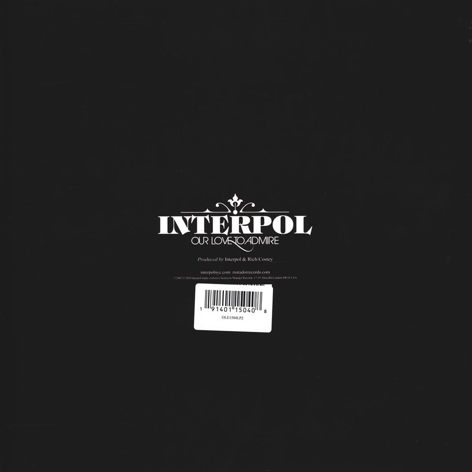 [36489] Interpol - Our Love To Admire (2LP | Blue Sky)