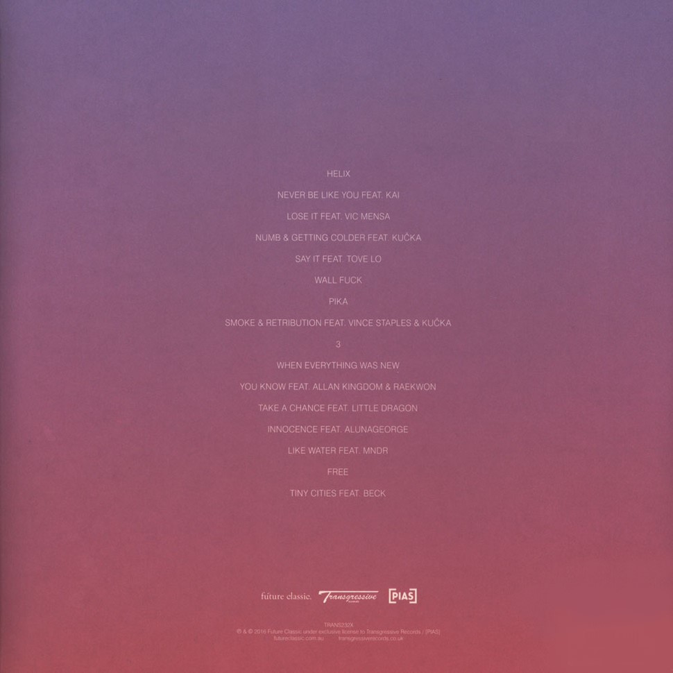 [1913] Flume - Skin (2LP | Clear)