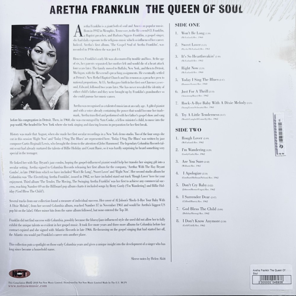 [46938] Aretha Franklin - The Queen Of Soul (LP)