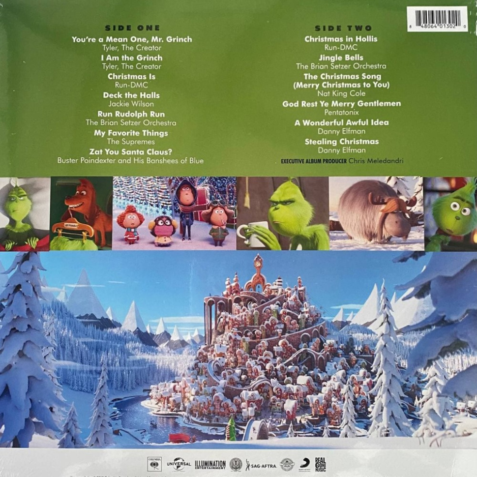[56807] OST - Dr. Seuss' The Grinch (LP | Clear With Red & White "Santy Suit" Swirl)