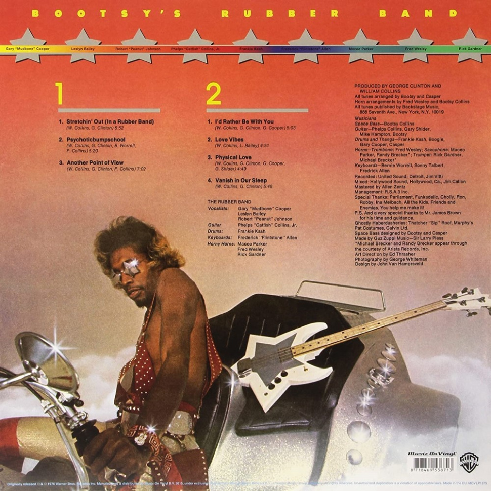 [596] Bootsy's Rubber Band - Stretchin' Out In Bootsy's Rubber Band (LP)