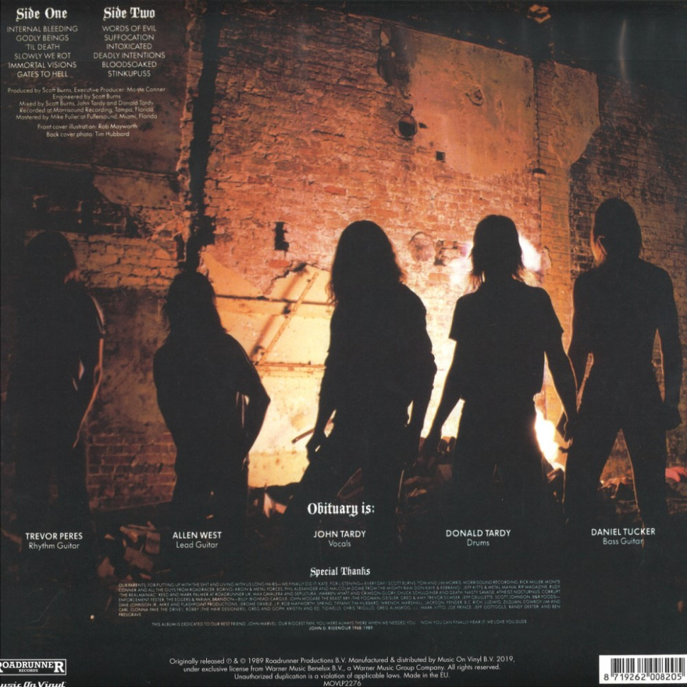 [69104] Obituary - Slowly We Rot (LP)