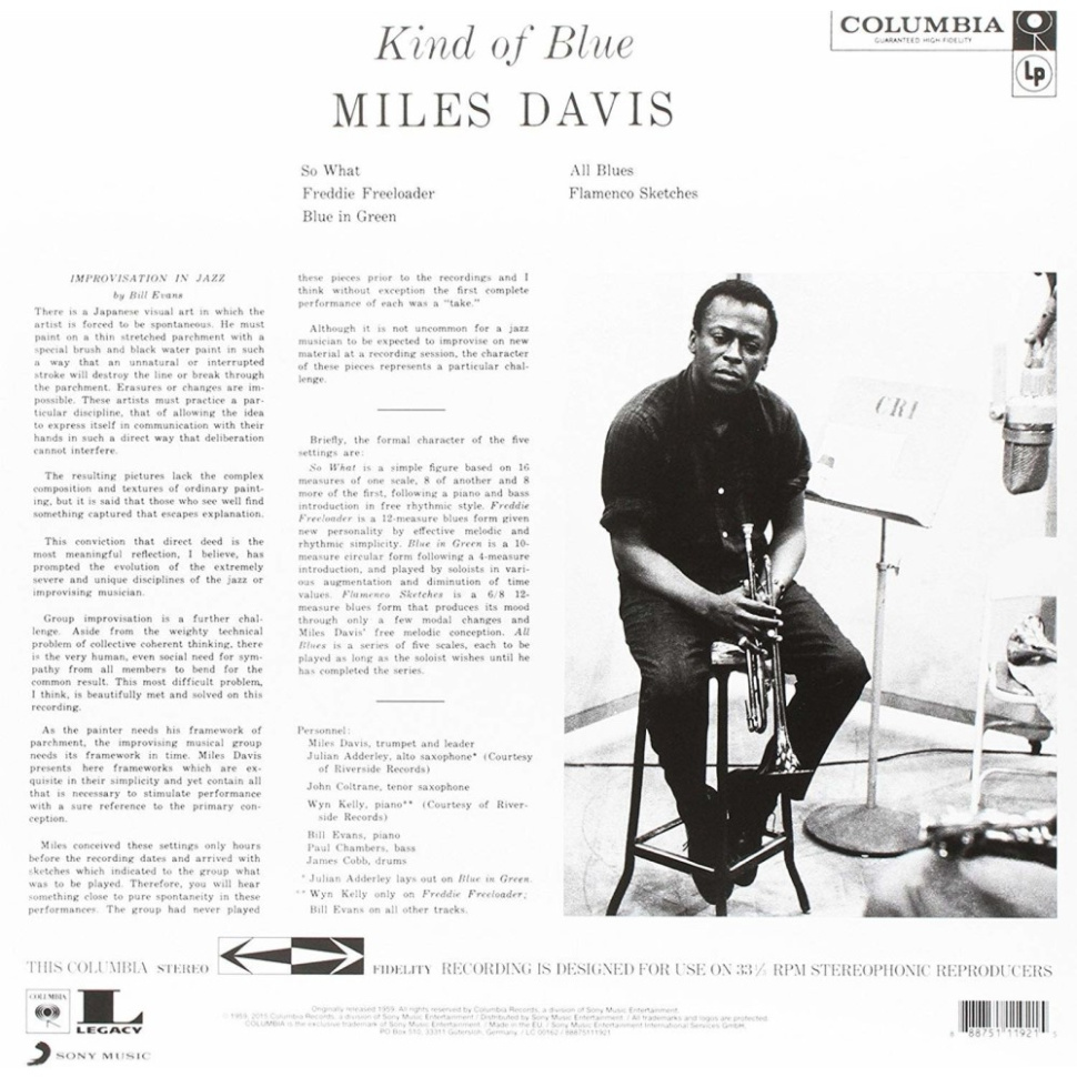 [7885] Miles Davis - Kind Of Blue (LP)