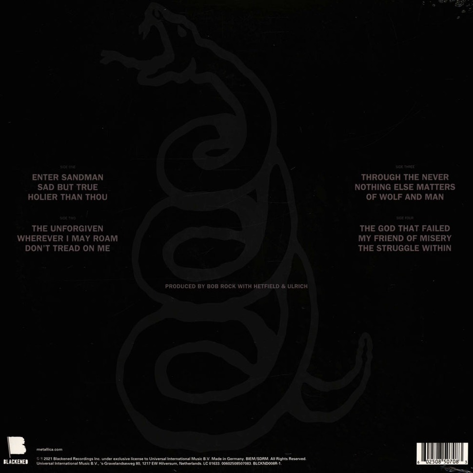[3269] Metallica - Metallica (2LP)