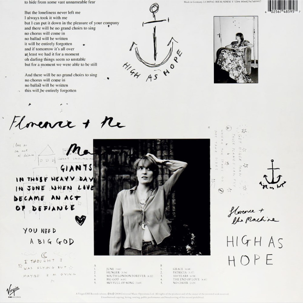 [52151] Florence And The Machine - High As Hope (LP)