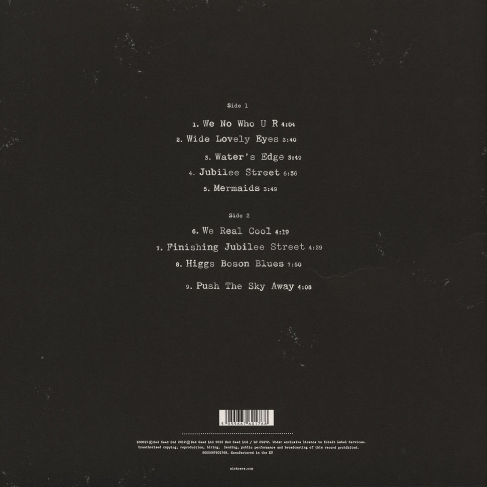 [53165] Nick Cave & The Bad Seeds - Push The Sky Away (LP)