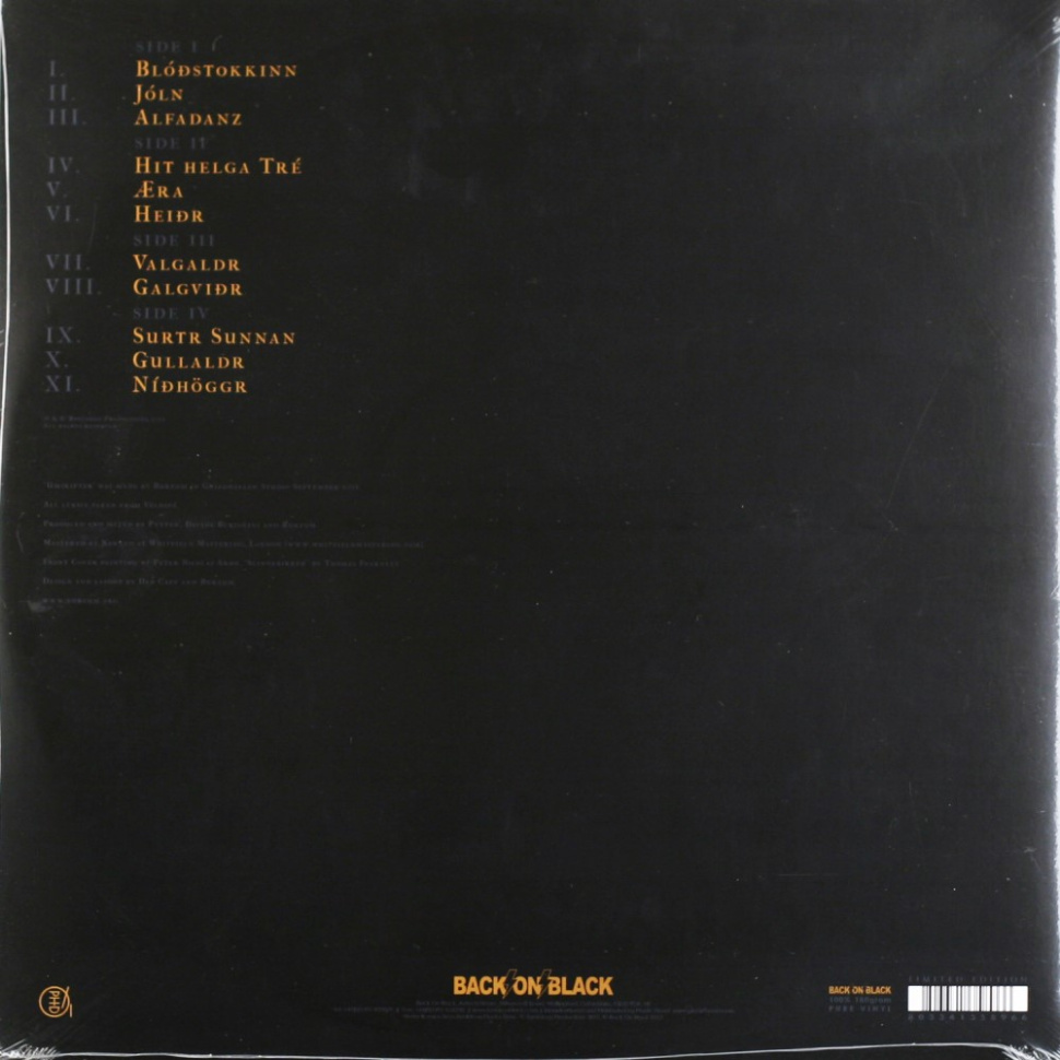 [48499] Burzum - Umskiptar (2LP)