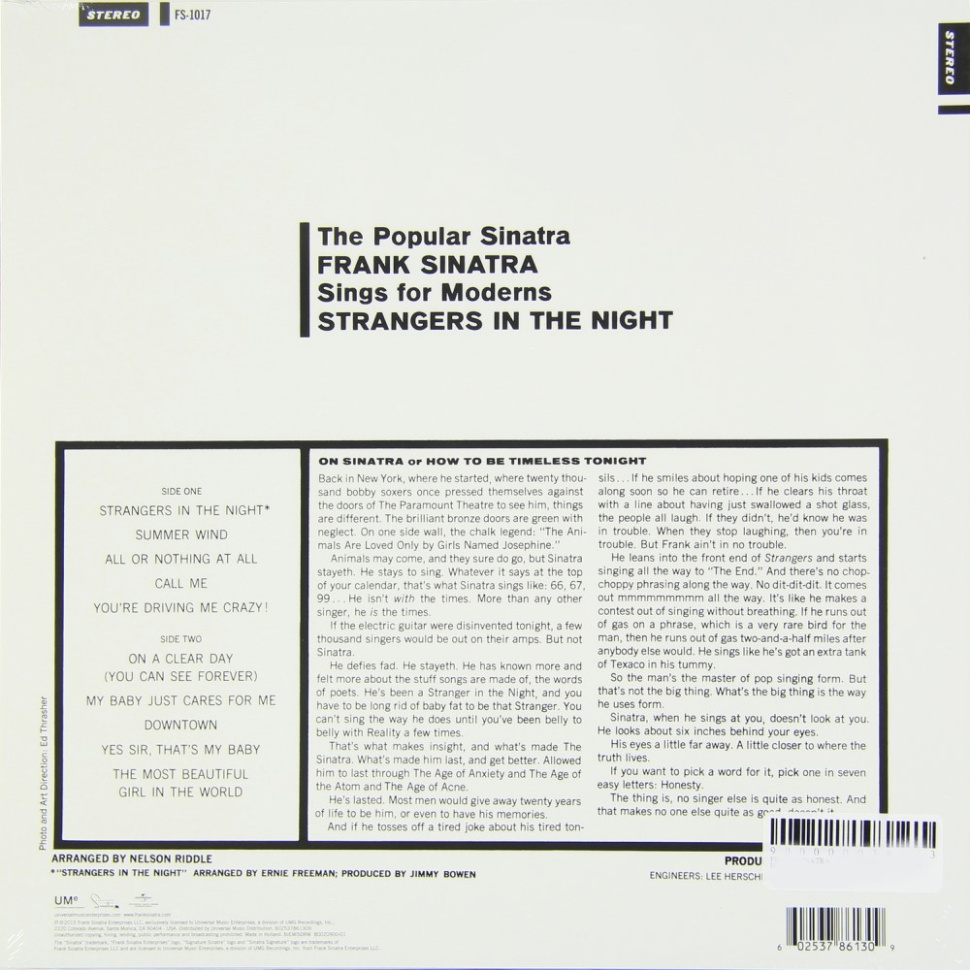 [53721] Frank Sinatra - Strangers In The Night (LP)