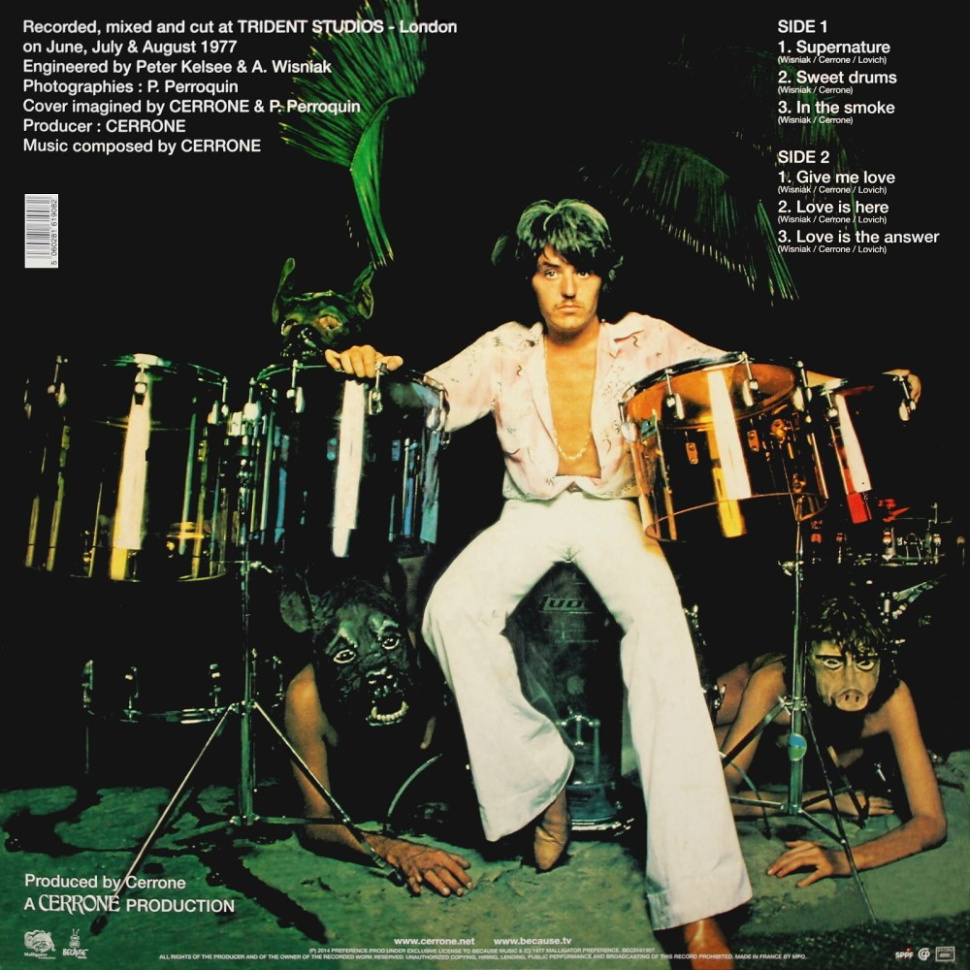 [53431] Cerrone - 3 - Supernature (LP + CD | Pale Green)