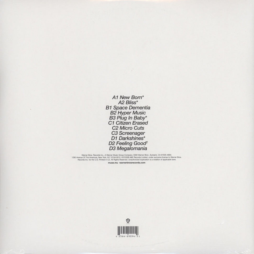 [11370] Muse - Origin Of Symmetry (2LP)
