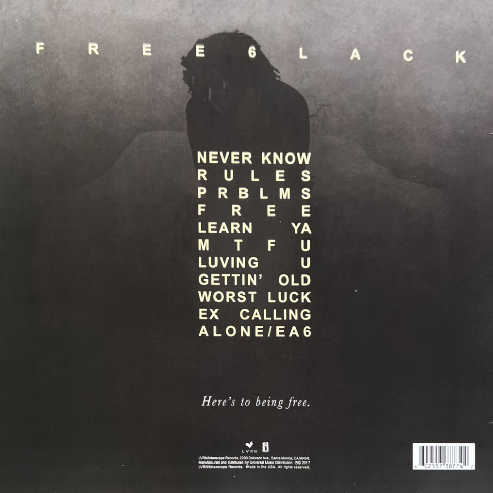 [70070] 6LACK - Free 6lack (LP)