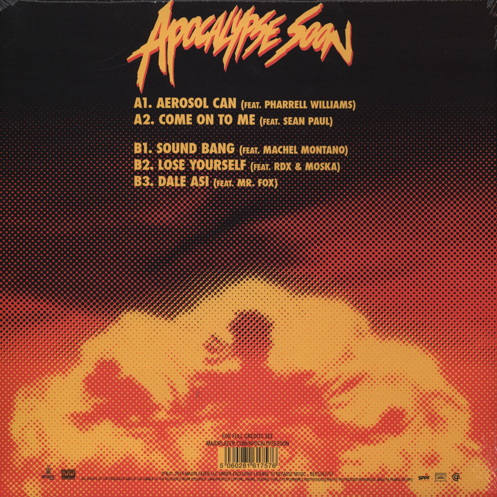 [24172] Major Lazer - Apocalypse Soon (12" + CD)