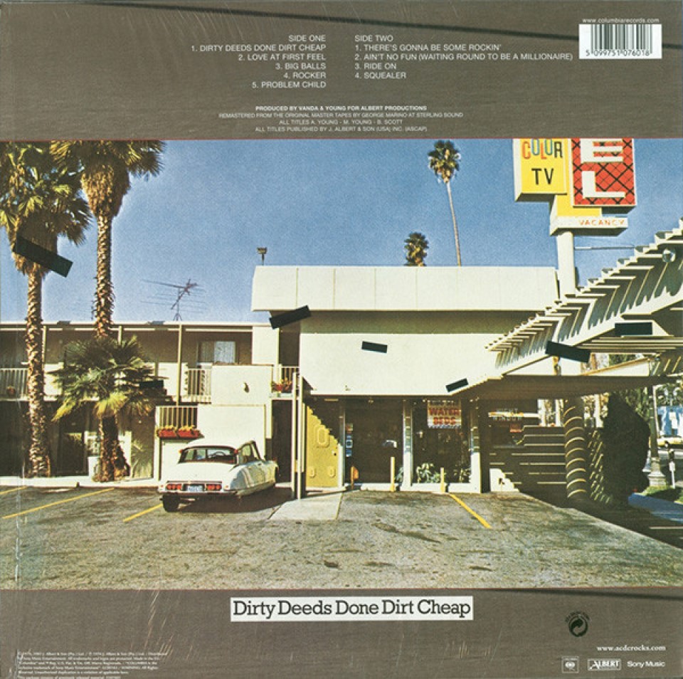 [5874] AC/DC - Dirty Deeds Done Dirt Cheap (LP)