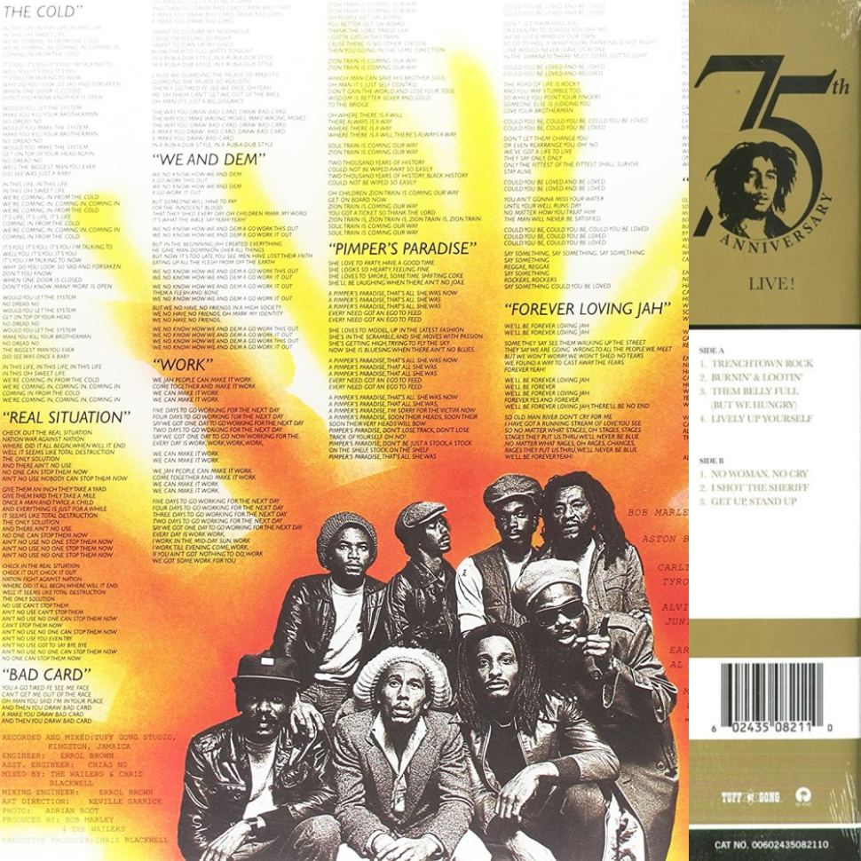 [39671] Bob Marley & The Wailers - Uprising (LP)