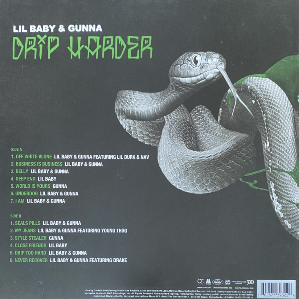 [2866] Lil Baby/Gunna - Drip Harder (LP)
