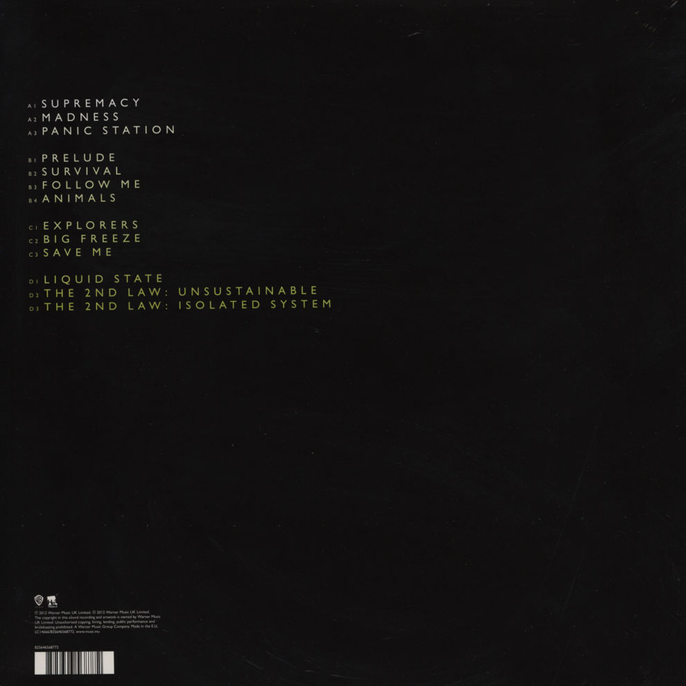 [11417] Muse - The 2nd Law (2LP)