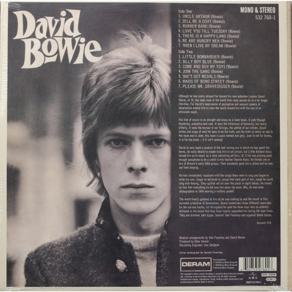[718] David Bowie - David Bowie (2LP)