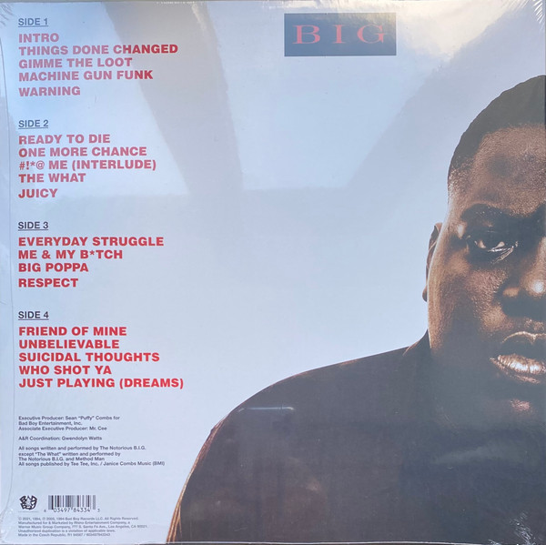 [57699] The Notorious B.I.G. - Ready To Die (2LP)