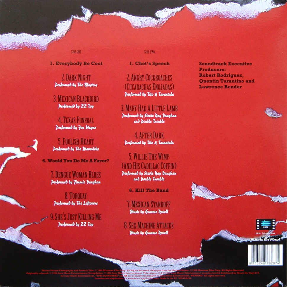 [59938] OST - From Dusk Till Dawn (Music From The Motion Picture) (LP)