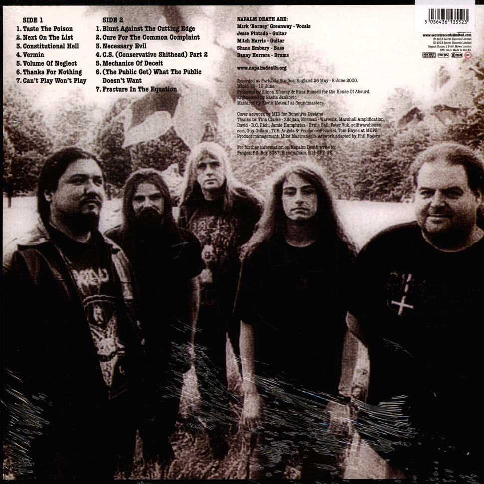 [28323] Napalm Death - Enemy Of The Music Business (LP)