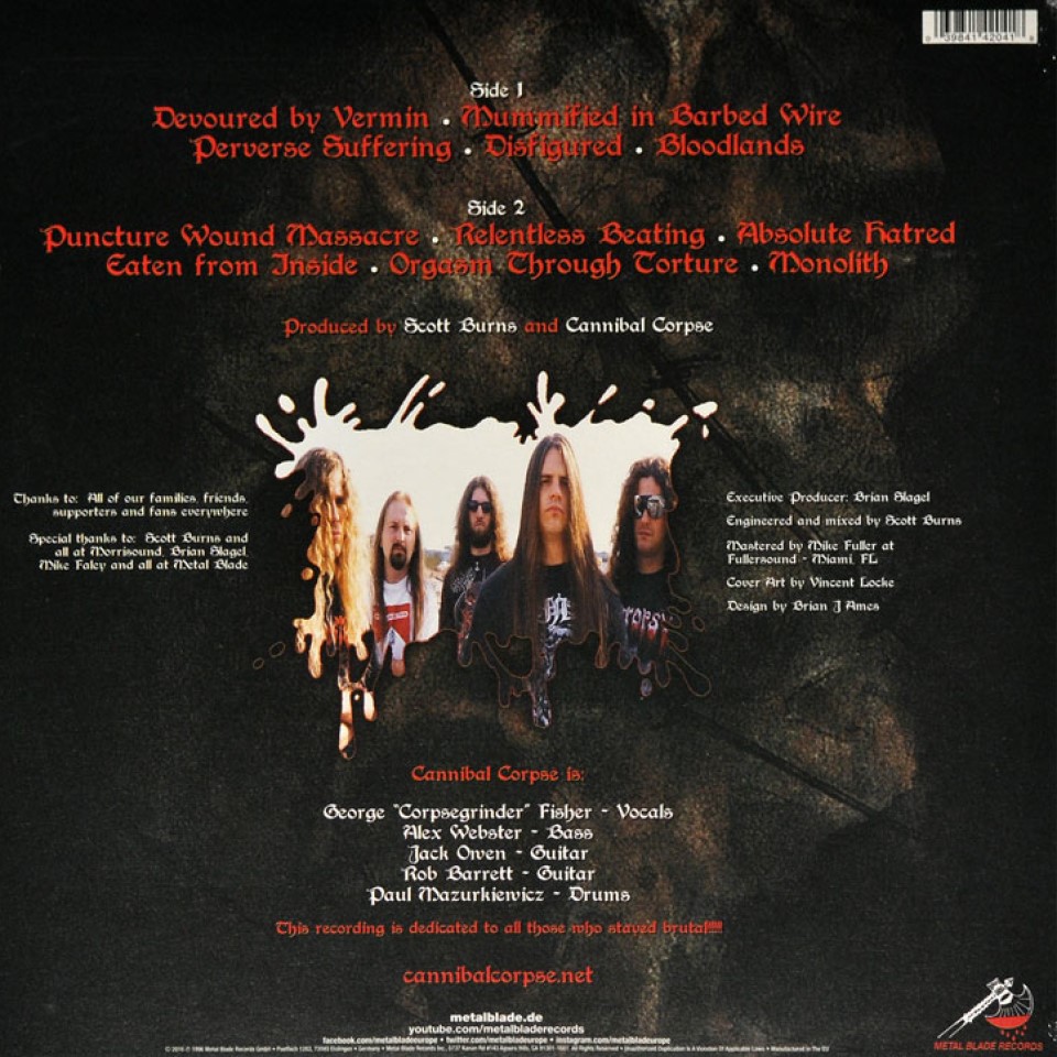 [909] Cannibal Corpse - Vile (LP)