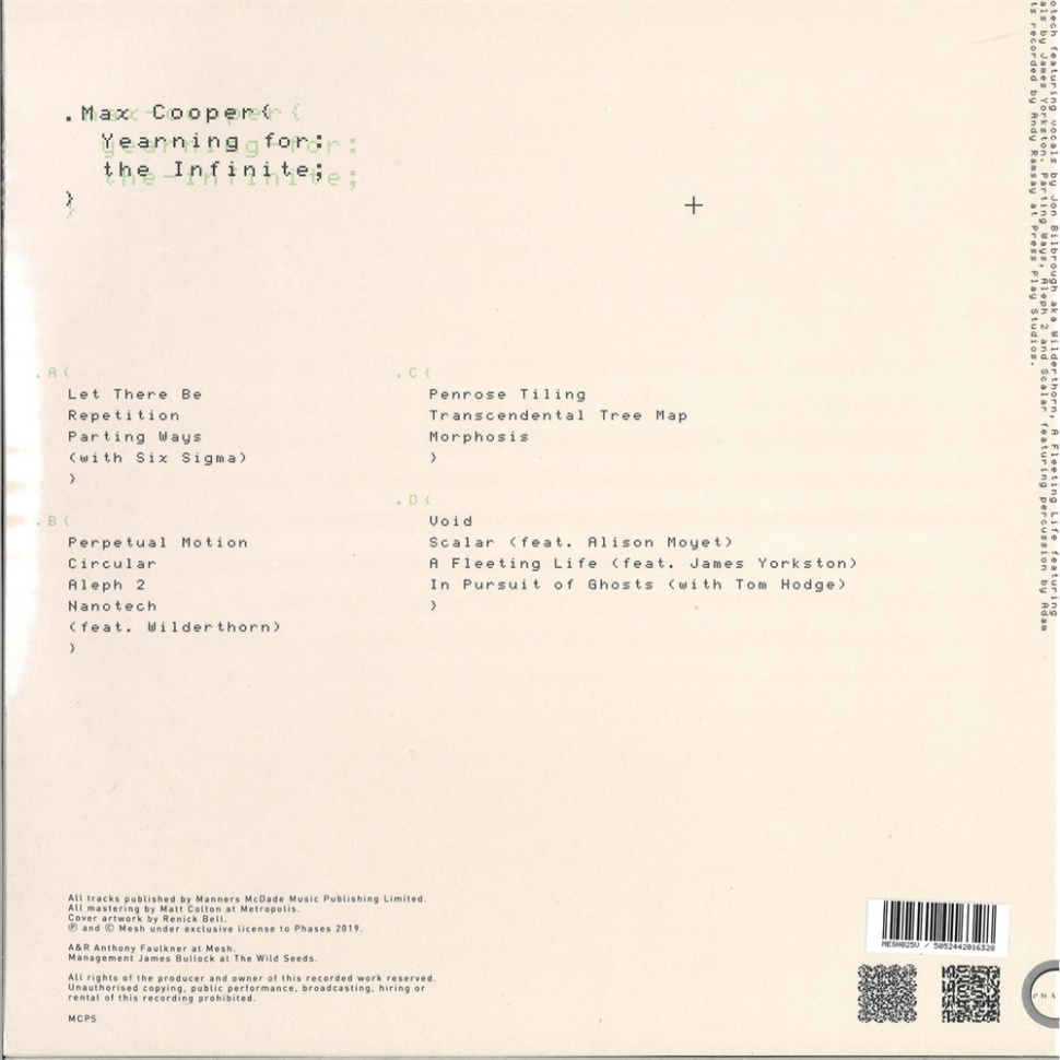 [58313] Max Cooper - Yearning For The Infinite (2LP | Random Coloured)