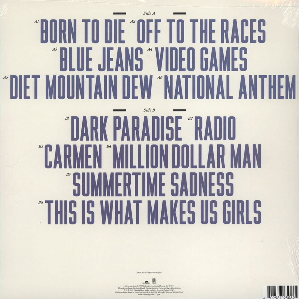 [35208] Lana Del Rey - Born To Die (LP)