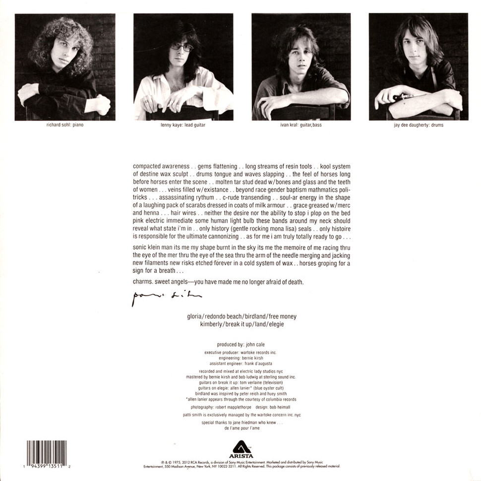 [68480] Patti Smith - Horses (LP | White)