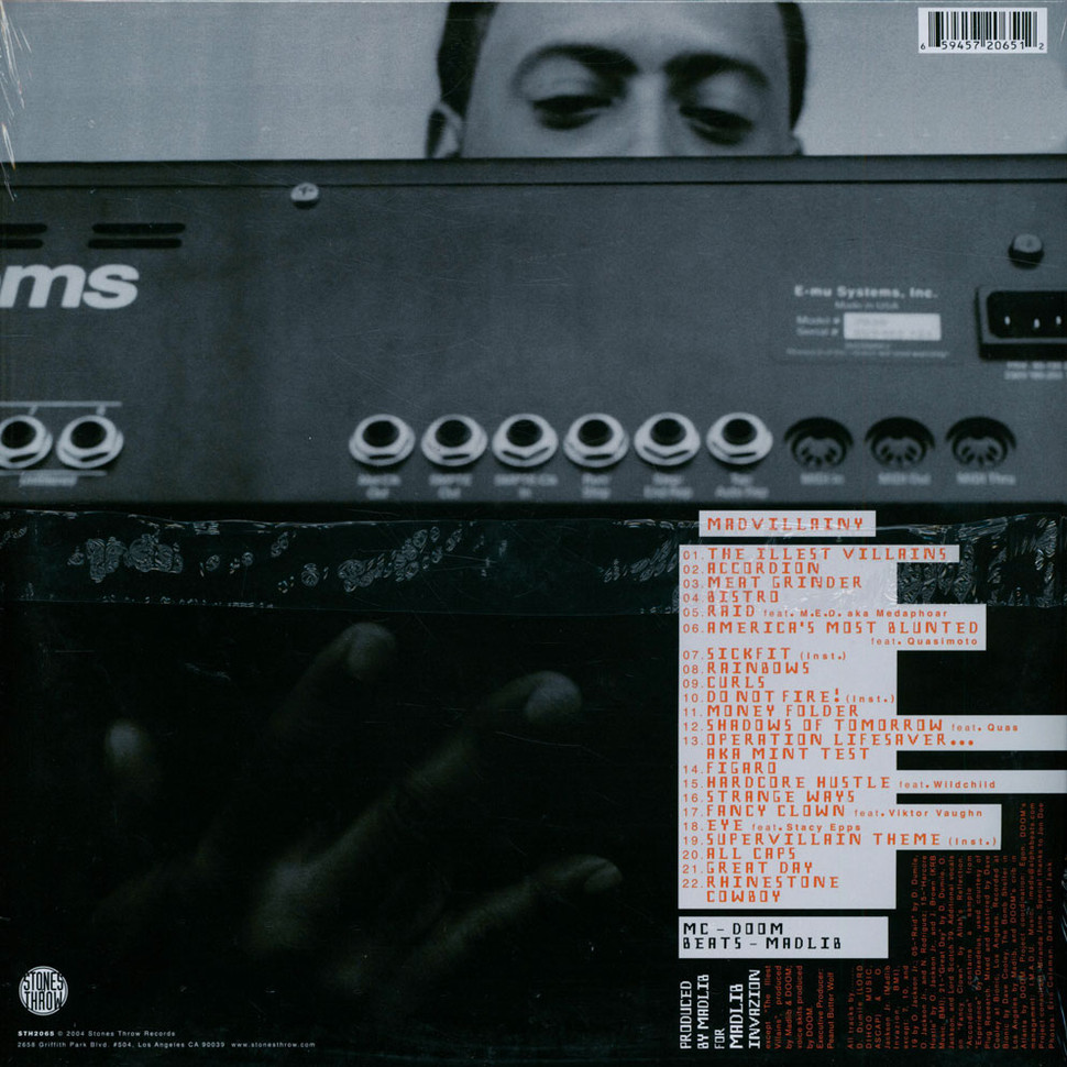 [32542] Doom And Madlib Madvillain - Madvillainy (2LP)