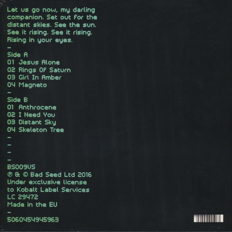 [31262] Nick Cave & The Bad Seeds - Skeleton Tree (LP)