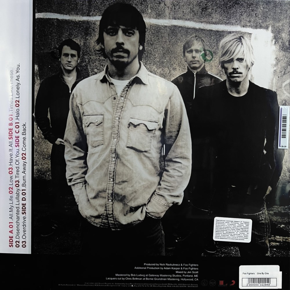 [22949] Foo Fighters - One By One (2LP)