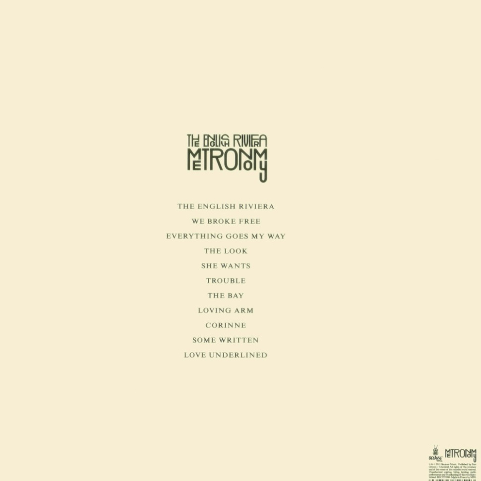 [28217] Metronomy - The English Riviera (LP)