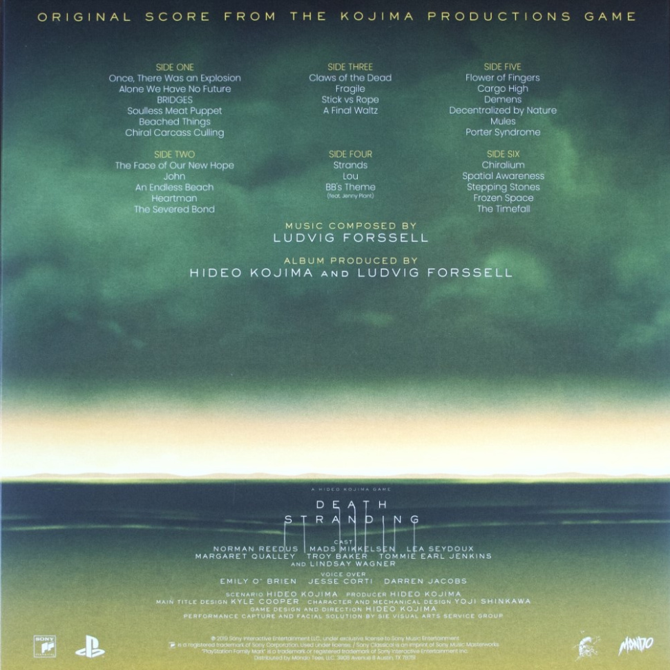 [58375] OST - Death Stranding (3LP | Translucent Blue,Translucent Gold Translucent Red)