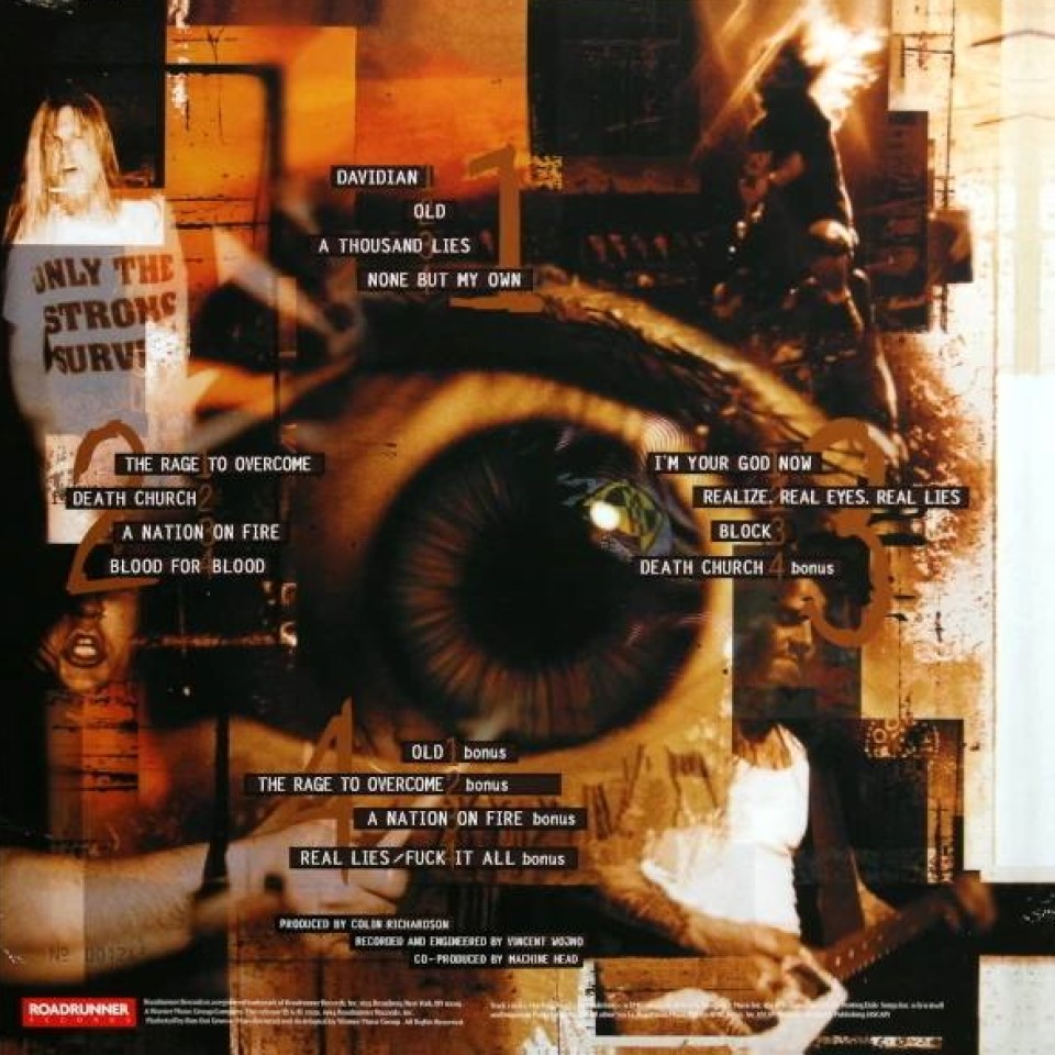 [34911] Machine Head - Burn My Eyes (2LP | Gold/Orange)
