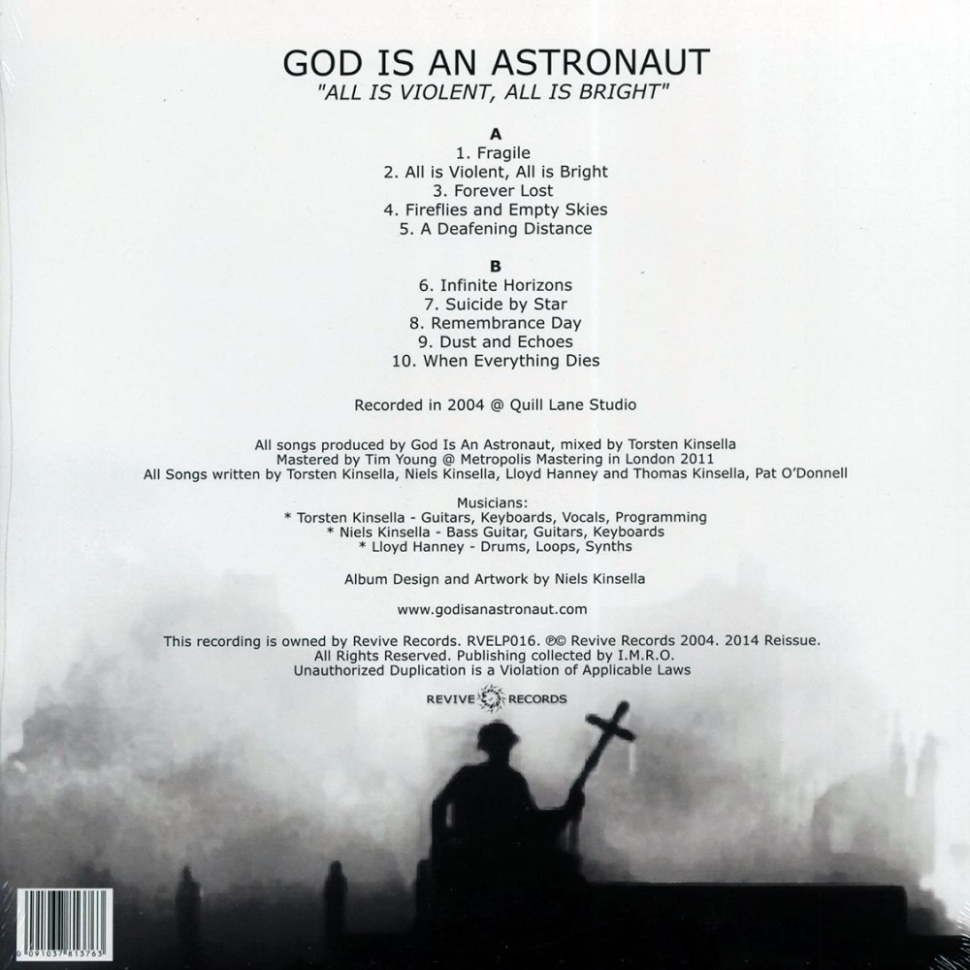 [43999] God Is An Astronaut - All Is Violent, All Is Bright (LP | Transparent Green)