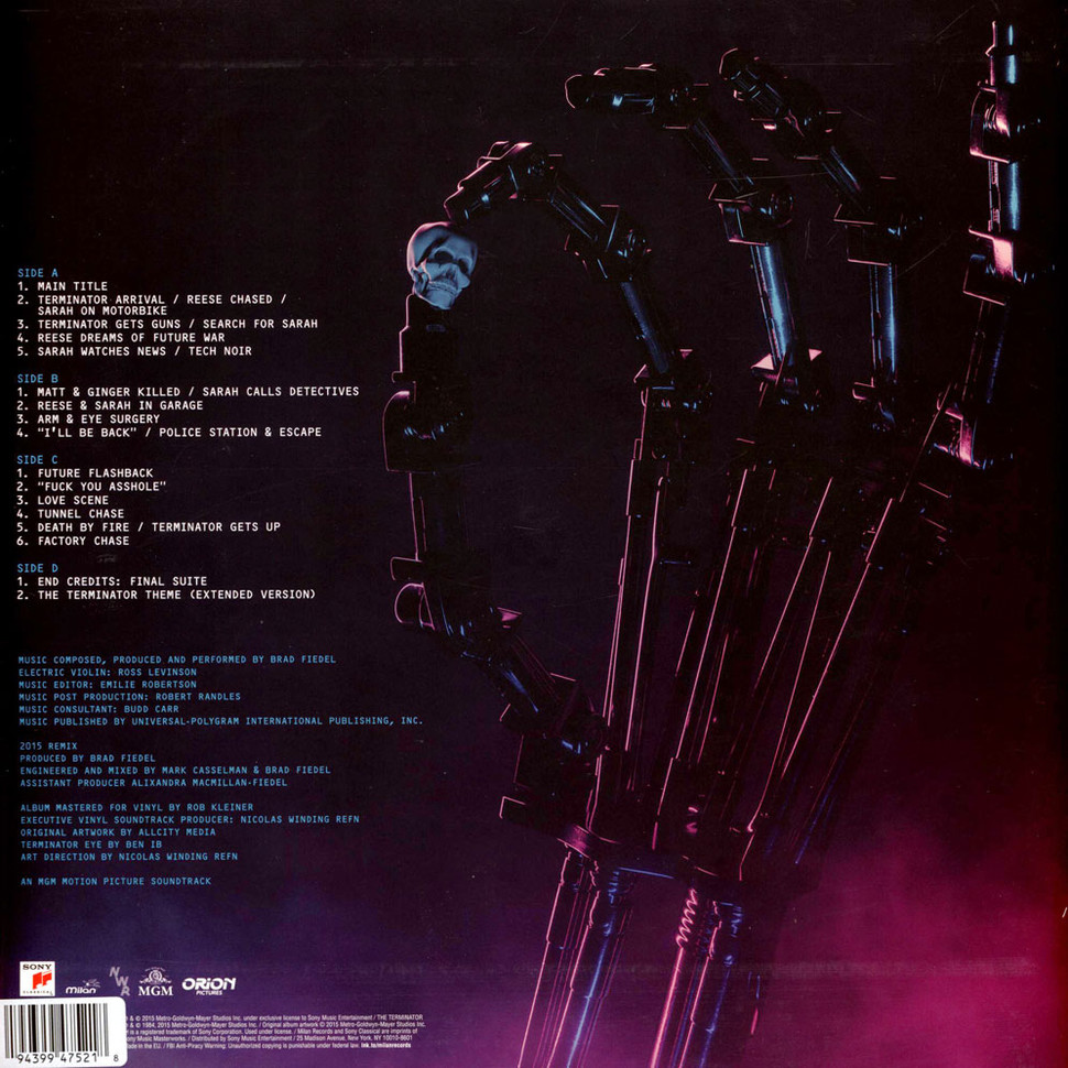 [72074] OST - The Terminator (LP | Opaque Grey/White Marble)