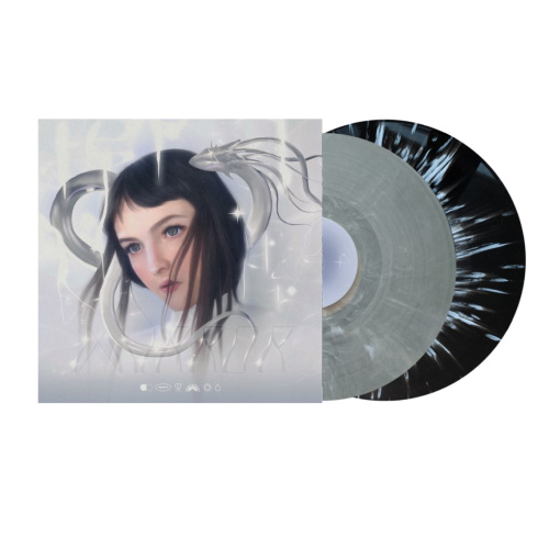 [53103] BABii - Miirror (2LP | Black w/ White Splatter & Clear (Milky) w/ White Swirl)