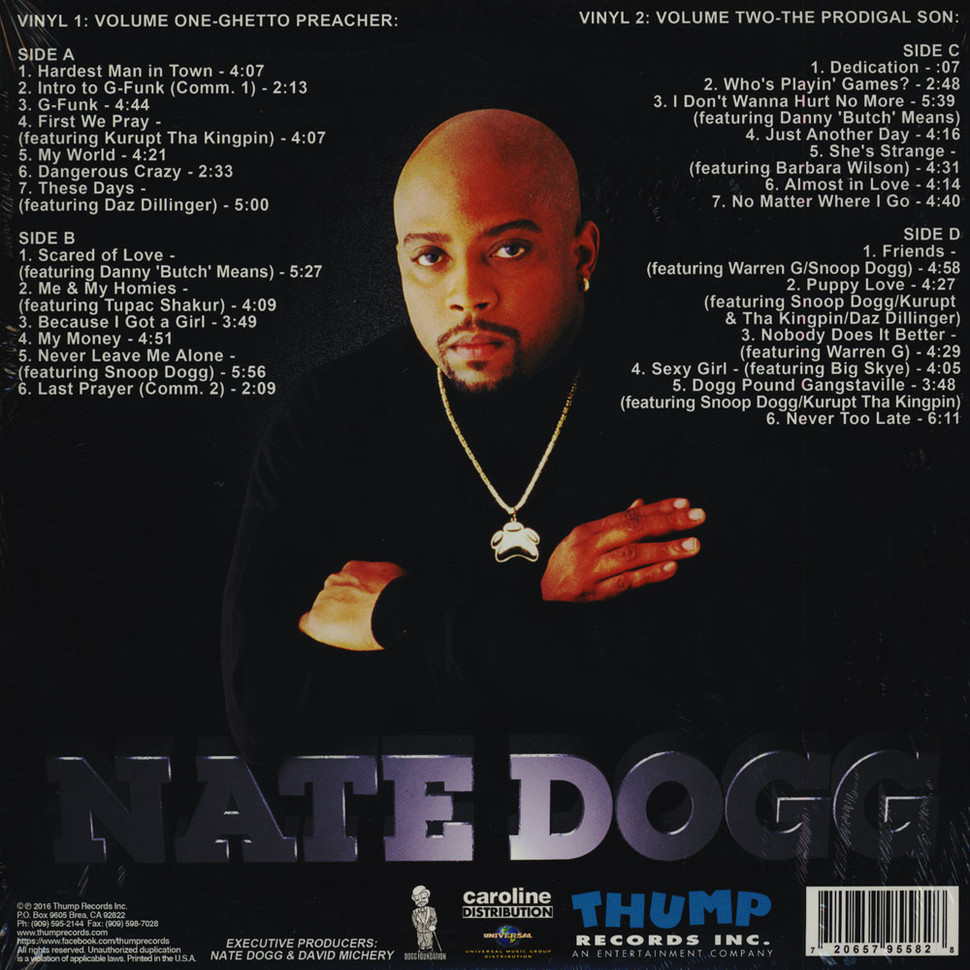 [3696] Nate Dogg - G-Funk Classics Vol.1 & 2 (2LP)