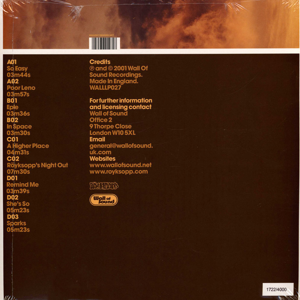 [71480] Royksopp - Melody A.M. (2LP)