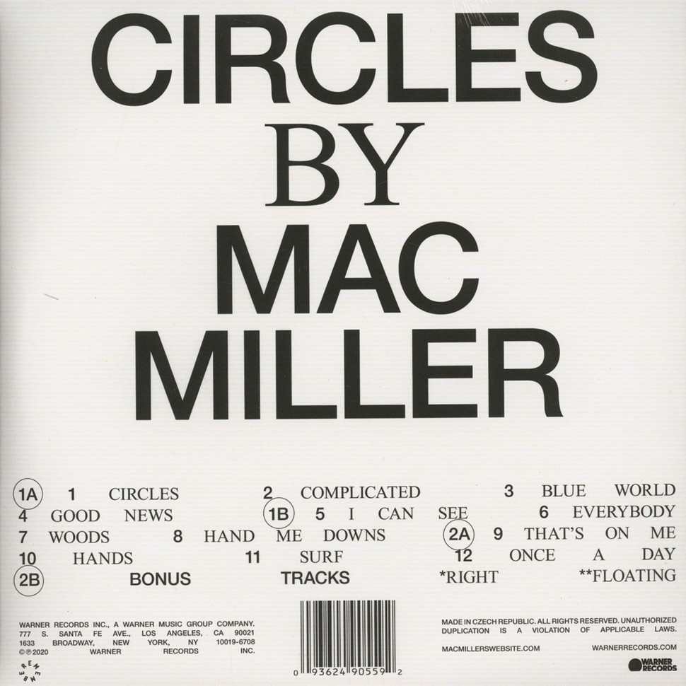 [29986] Mac Miller - Circles (2LP | Clear)