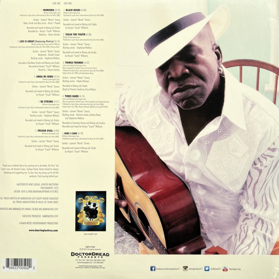 [2828] Barrington Levy - Acousticalevy (LP)