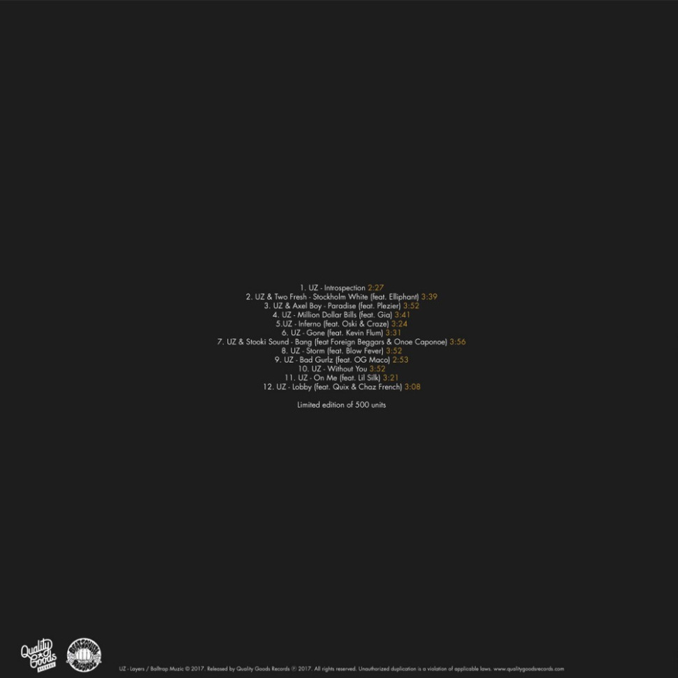 [58351] UZ - Layers (2LP | Gold)