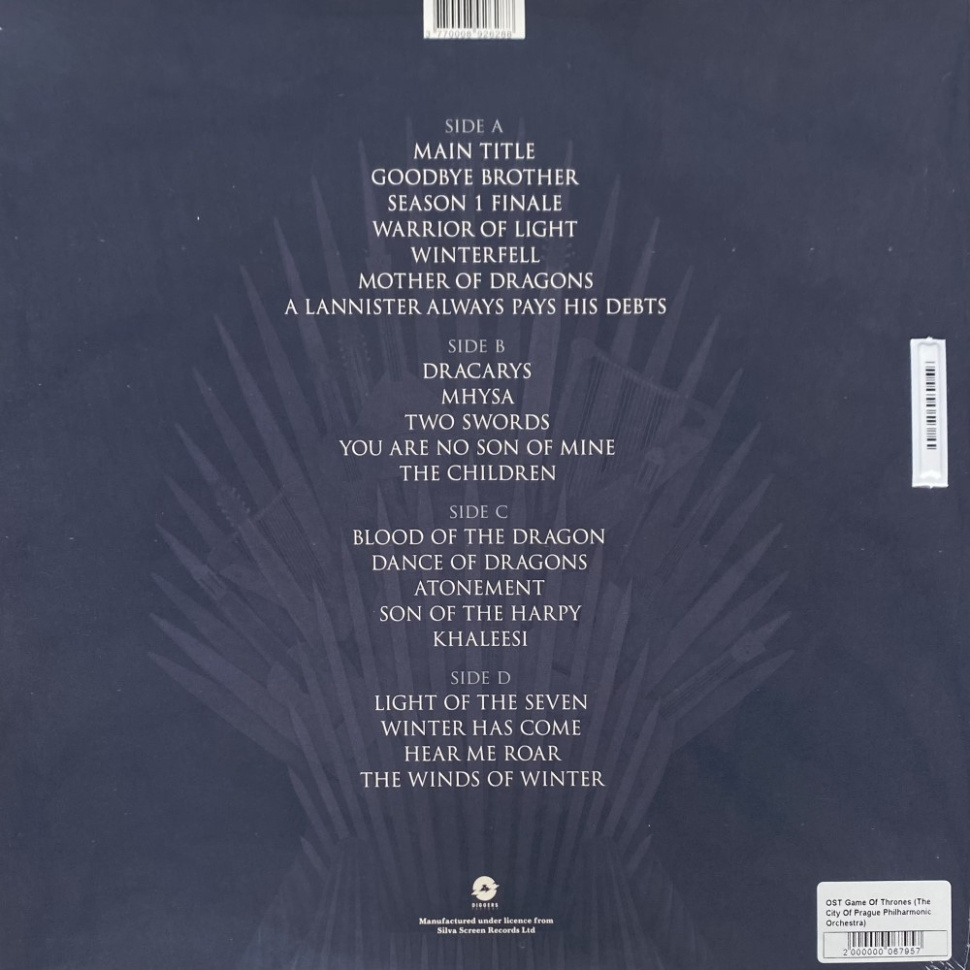 [67957] OST - Music Of Game Of Thrones (2LP)