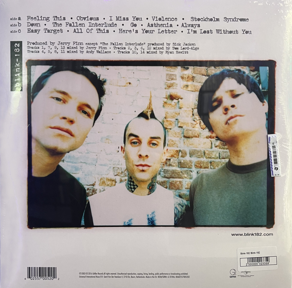 [23359] Blink-182 - Blink-182 (2LP)