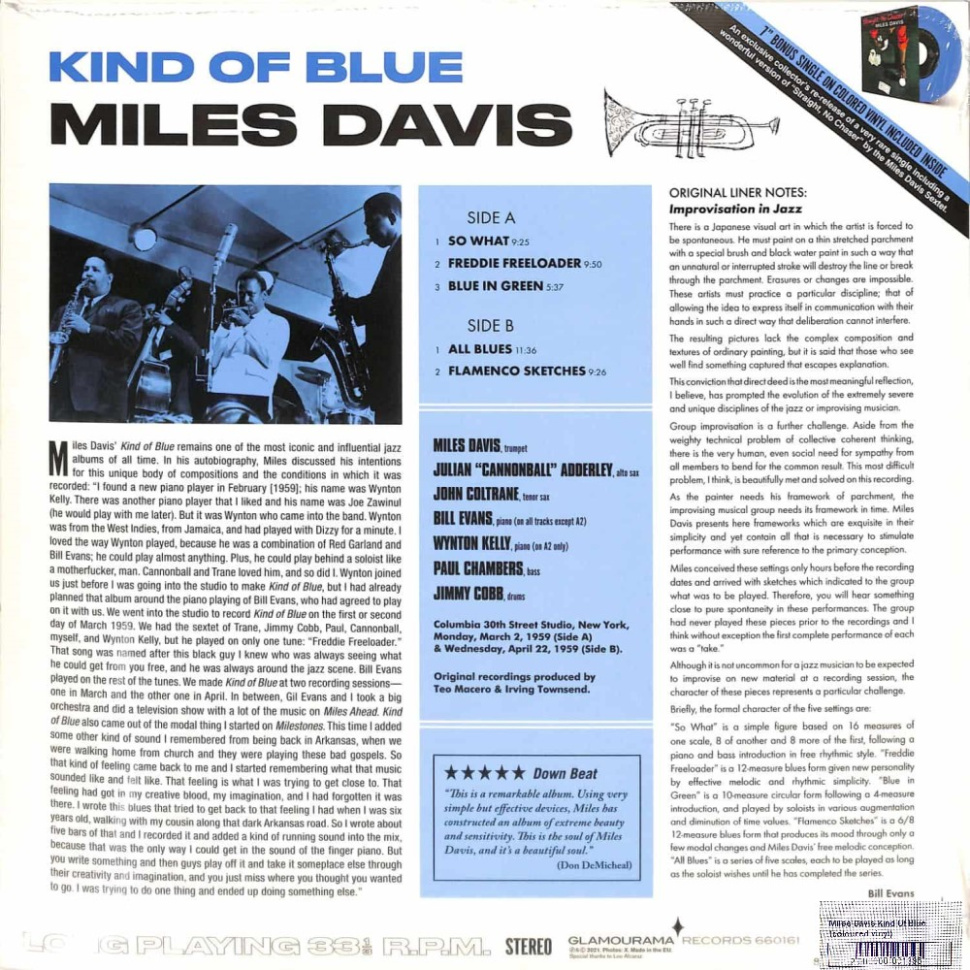 [1395] Miles Davis - Kind Of Blue (LP | Blue)