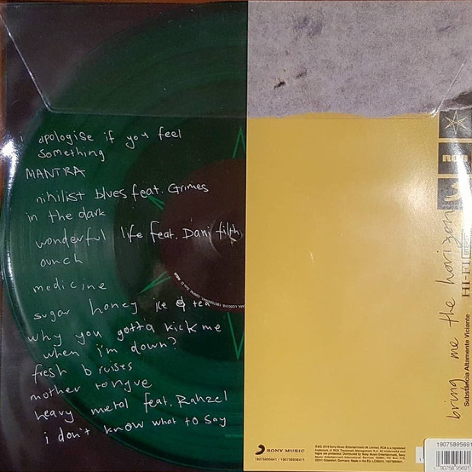 [29450] Bring Me The Horizon - Amo (2LP | Green Translucent)