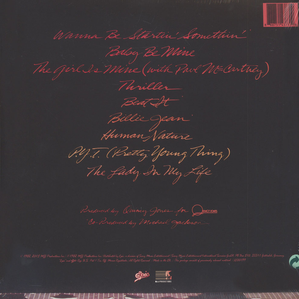 [9728] Michael Jackson - Thriller (LP)